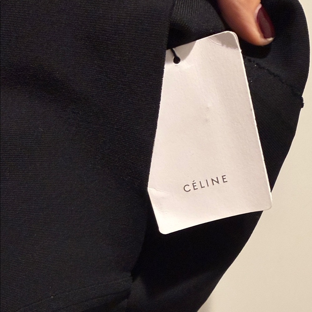Celine Black Sleeveless Mini Dress- NWT! - Picture 3 of 6